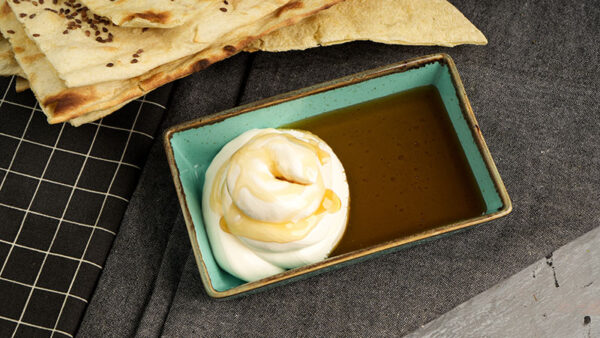 Bread with Honey and Cream